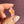 Load image into Gallery viewer, Dichro Flower Pendant - Blush and Yellow with Gold Sparkle
