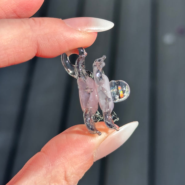 CFL Reactive Mini Spinner Flower Pendant Moon Opal