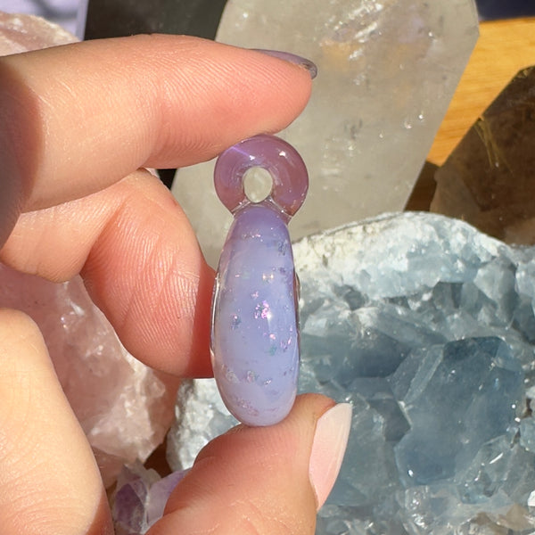 Moon Spinner Lavendar Opal with Sparkle