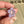 Load image into Gallery viewer, Dichro Flower Pendant - Peach Purple Satin
