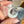 Load image into Gallery viewer, Moon Spinner Glopal with Sparkle (UV reactive pink)
