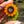 Load image into Gallery viewer, Sunflower Glass Pendant with Leaf 2
