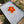 Load image into Gallery viewer, Dichro Flower Pendant Orange Swirl
