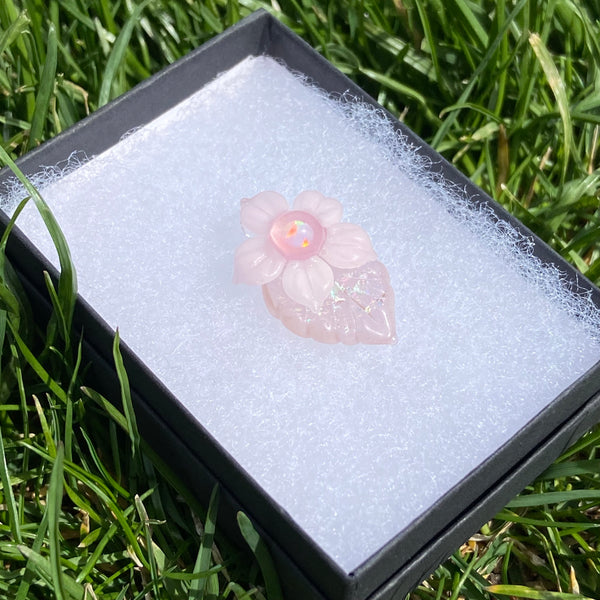 Leaf & Flower Mini Pendant Pinks