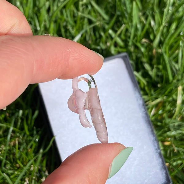 Leaf & Flower Mini Pendant Pinks