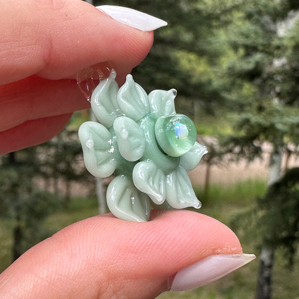 Mini Spinner Flower Pendant Mint