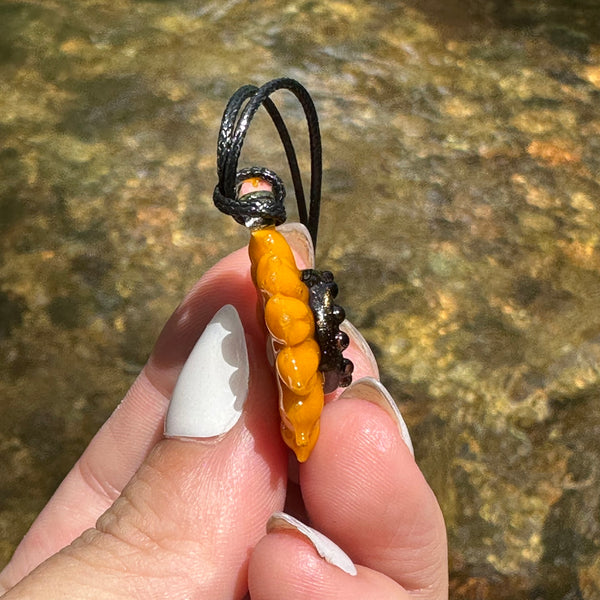 Sunflower Glass Pendant