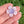 Load image into Gallery viewer, Dichro Flower Pendant Bubblegum &amp; Purple Satin
