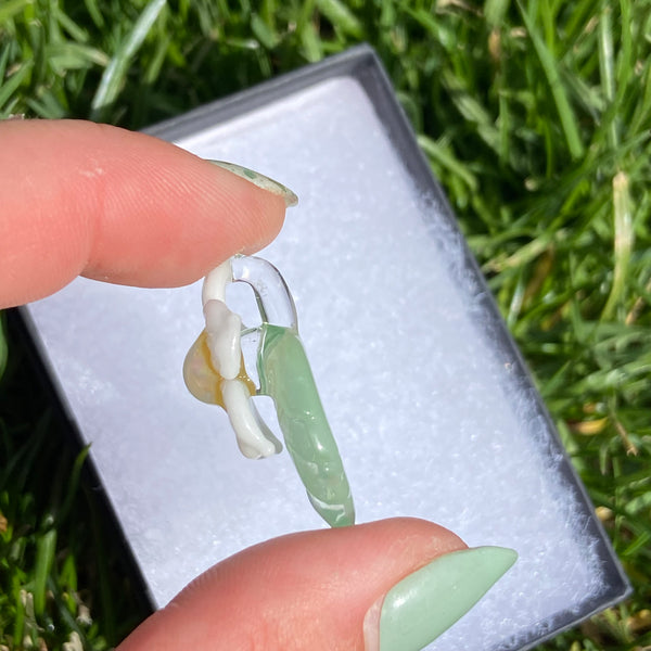 Leaf & Flower Mini Pendant Daisy Mint