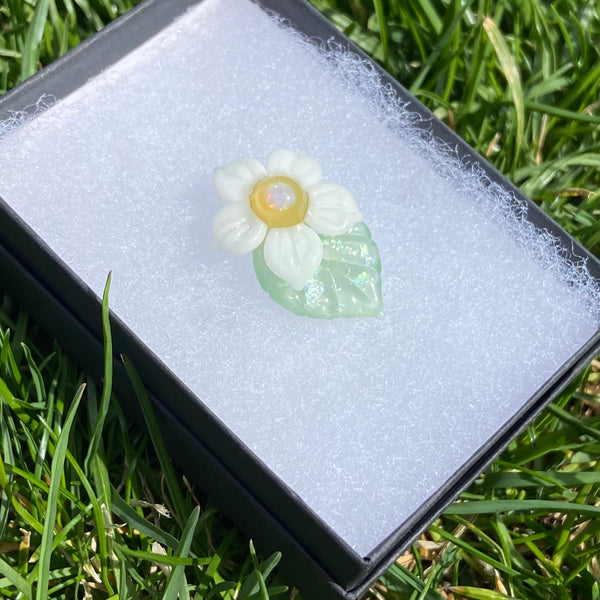 Leaf & Flower Mini Pendant Daisy Mint