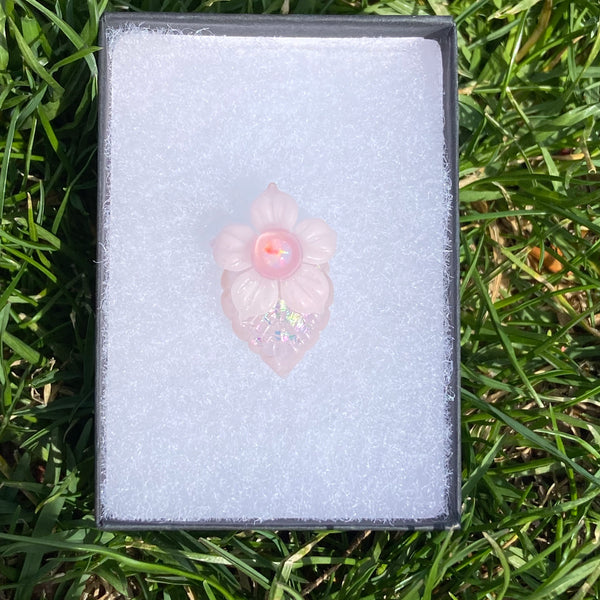 Leaf & Flower Mini Pendant Pinks