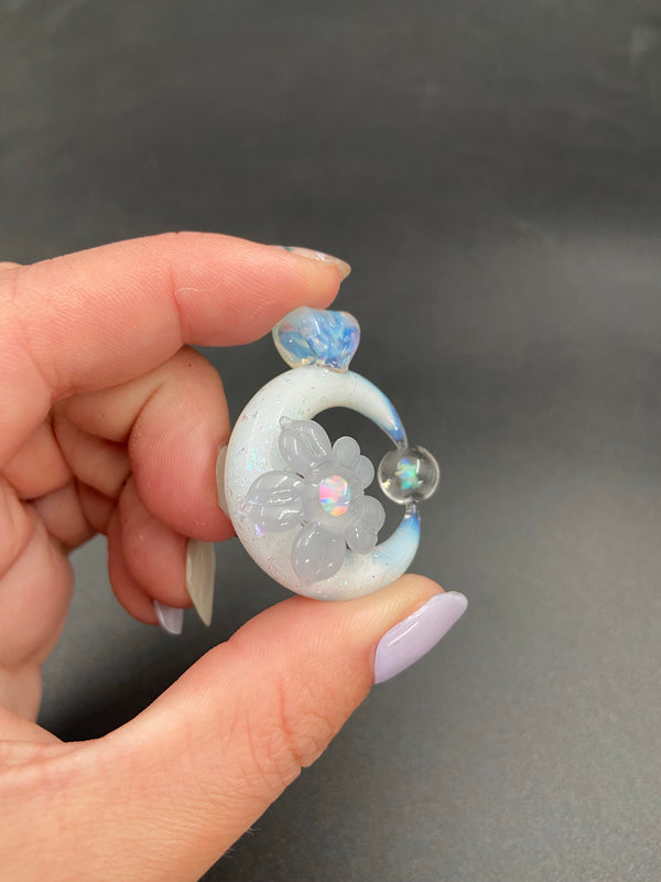 Moonflora Spinner in Glopal and Blue