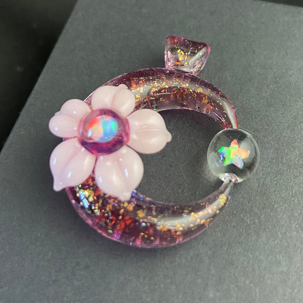 Sparkle Moonflora in Gold Ruby / Gold / Pink
