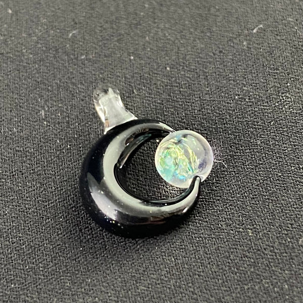 Tiny Moon Spinner in Black Galaxy