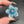 Load image into Gallery viewer, Small Spinner Flower Pendant - Light Blue Stardust
