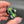 Load image into Gallery viewer, Buttercup • Black and Green Sparkly Spinner
