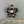 Load image into Gallery viewer, Black Opal Flower Pendant in Black
