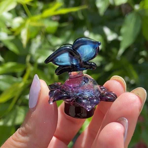 Butterfly Sculpture / Slurper Cap