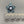 Load image into Gallery viewer, Cubic Zirconia Flower Pendant - Blue Stardust
