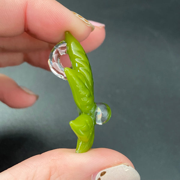 420 Pendant - Green with Opal