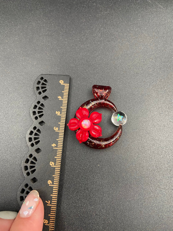 Moonflora Spinner in Red and Gold
