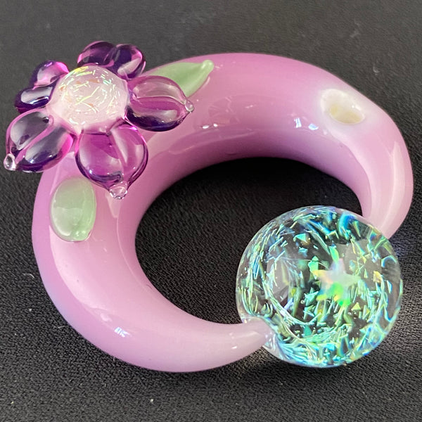 Moonflora Marble Spinner in Pastel Gold Amethyst