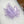 Load image into Gallery viewer, Sparkly Canna Leaf Pendant - Purple Satin
