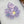 Load image into Gallery viewer, Sparkly Canna Leaf Pendant - Purple Satin
