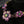 Load image into Gallery viewer, Purple Flower Linked Choker Necklace
