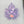 Load image into Gallery viewer, Sparkly Canna Leaf Pendant - Purple Satin
