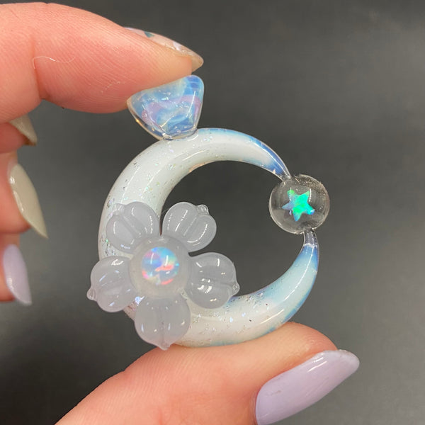 Moonflora Spinner in Glopal and Blue