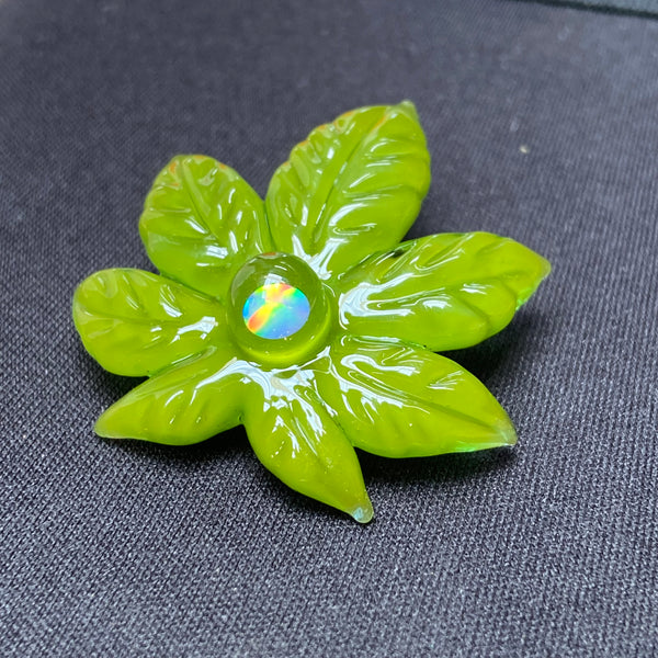 420 Pendant - Green with Opal