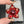 Load image into Gallery viewer, Sparkle Spinner Flower Pendant - Pomegranate, Black, &amp; Gold
