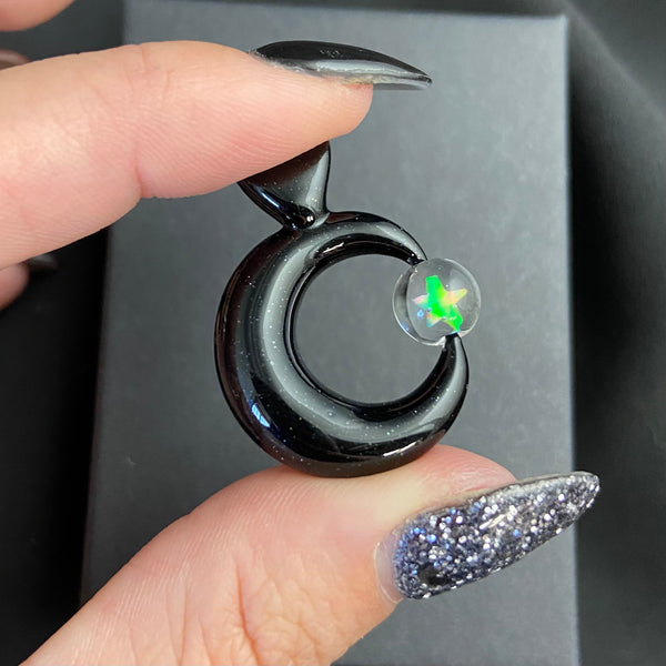 Moon Spinner in Black Galaxy