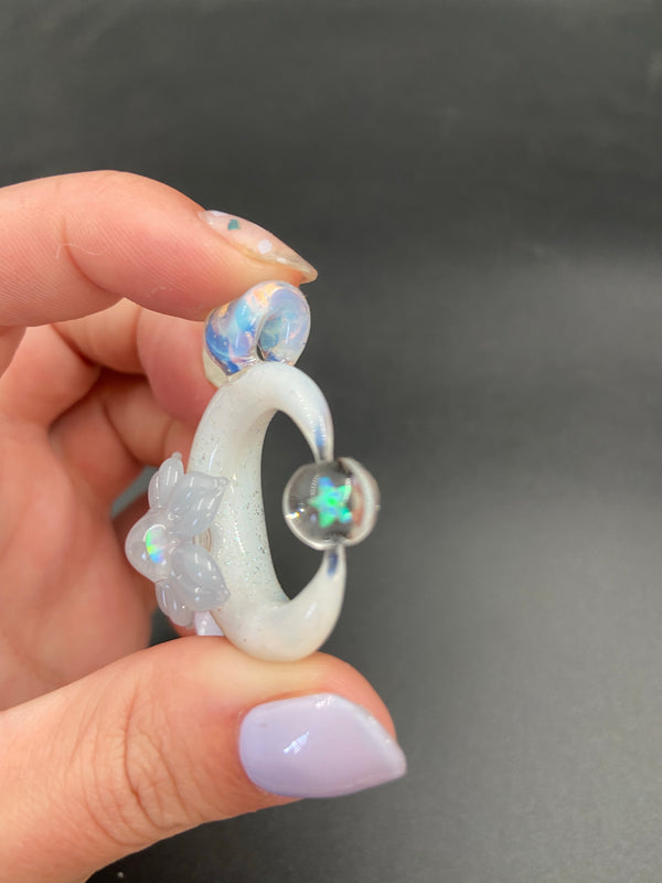 Moonflora Spinner in Glopal and Blue