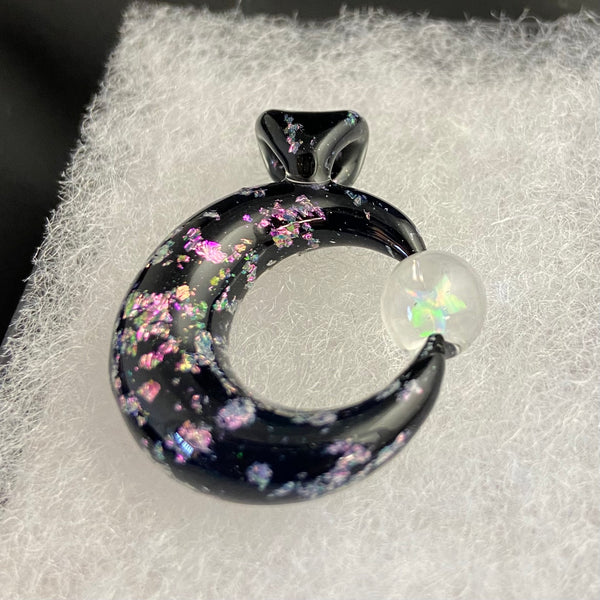 Sparkle Moon Spinner in Black / Purple / Green