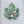 Load image into Gallery viewer, Sparkly Canna Leaf Pendant - Mint
