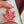 Load image into Gallery viewer, Canna Leaf Pendant - Pink Blush Sparkle
