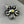 Load image into Gallery viewer, Black Opal Flower Pendant in Black
